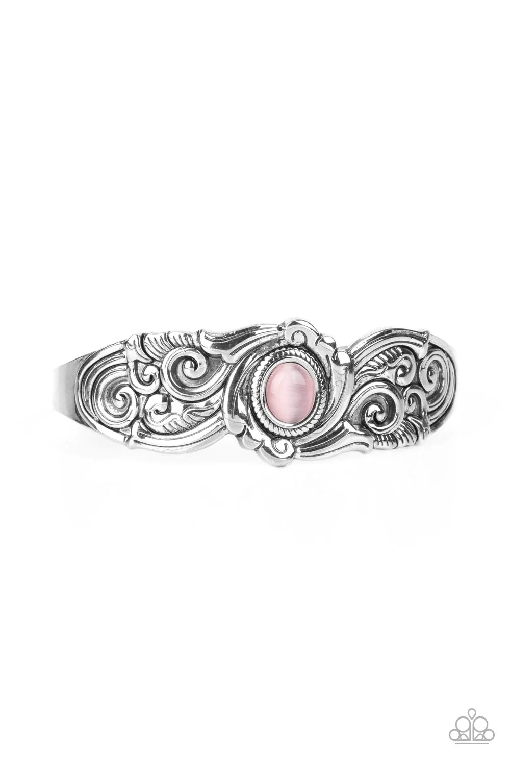 Glowing Enchantment - Pink Bracelet - Paparazzi Accessories