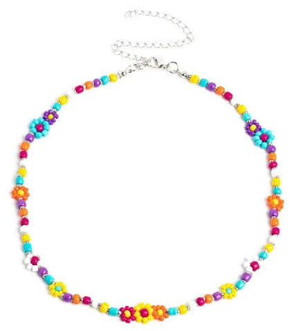 Paparazzi Necklace ~ Flower Child Flair - Multi