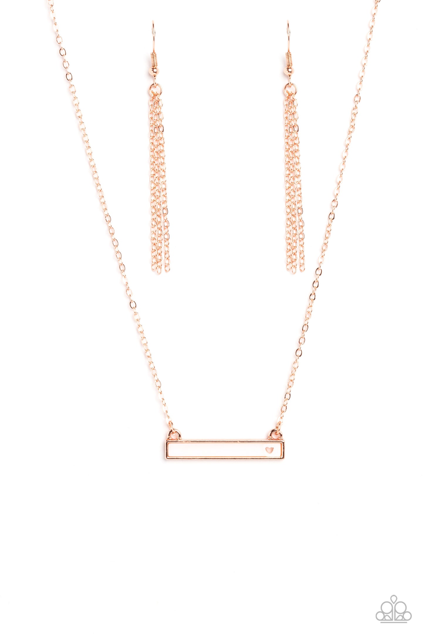 Paparazzi Devoted Darling - Copper Necklace P2DA-CPSH-219XX