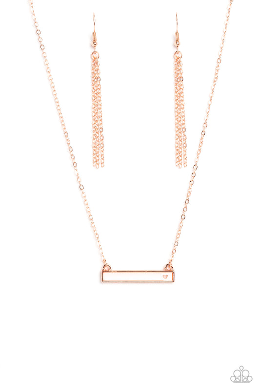 Paparazzi Devoted Darling - Copper Necklace P2DA-CPSH-219XX