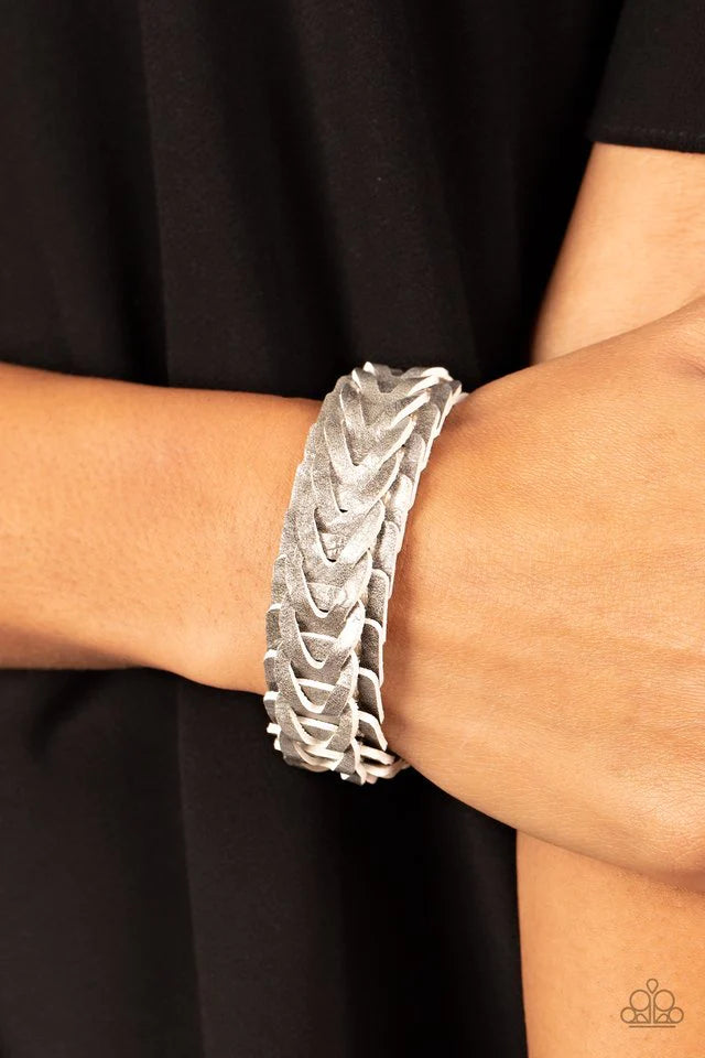 Paparazzi Bracelet ~ Western Nomad - Silver