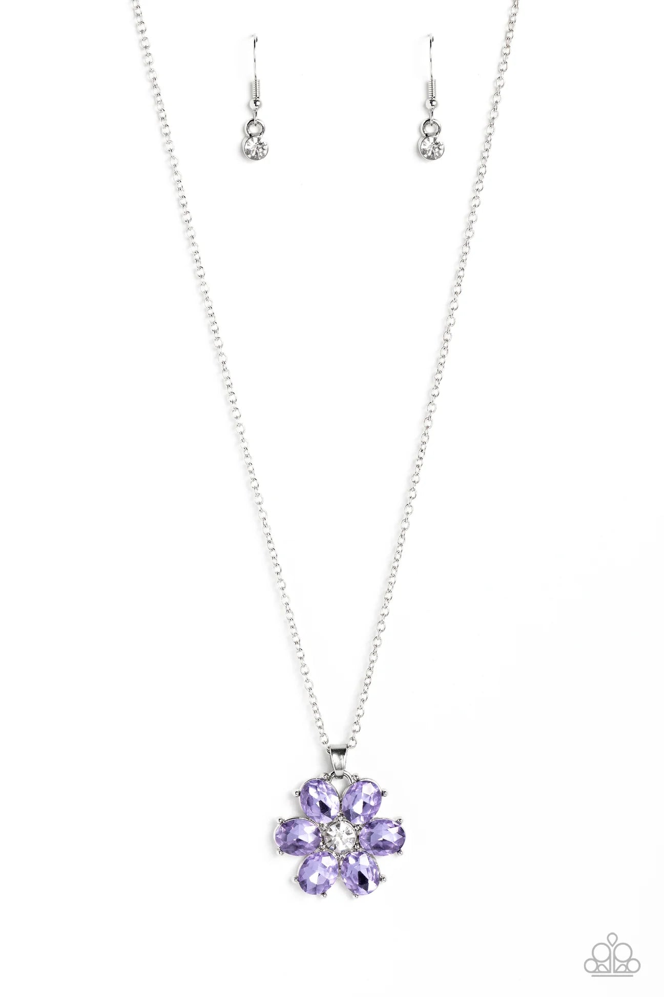 Paparazzi Accessories: Fancy Flower Girl - Purple Necklace