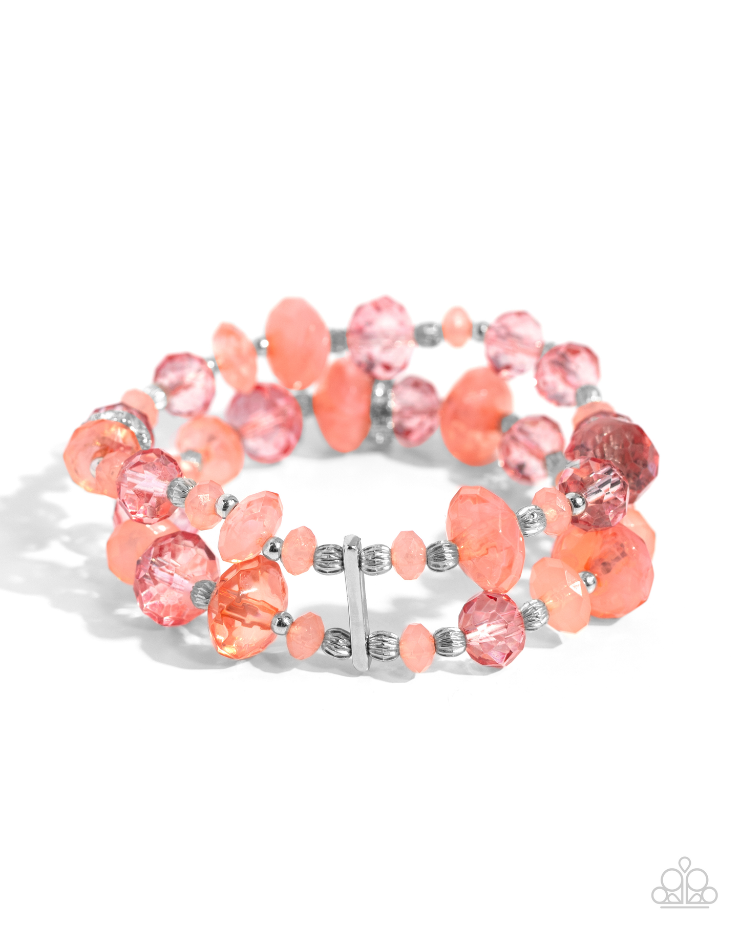 Paparazzi Faceted Fairy Tale - Orange Bracelet P9RE-OGXX-069XX