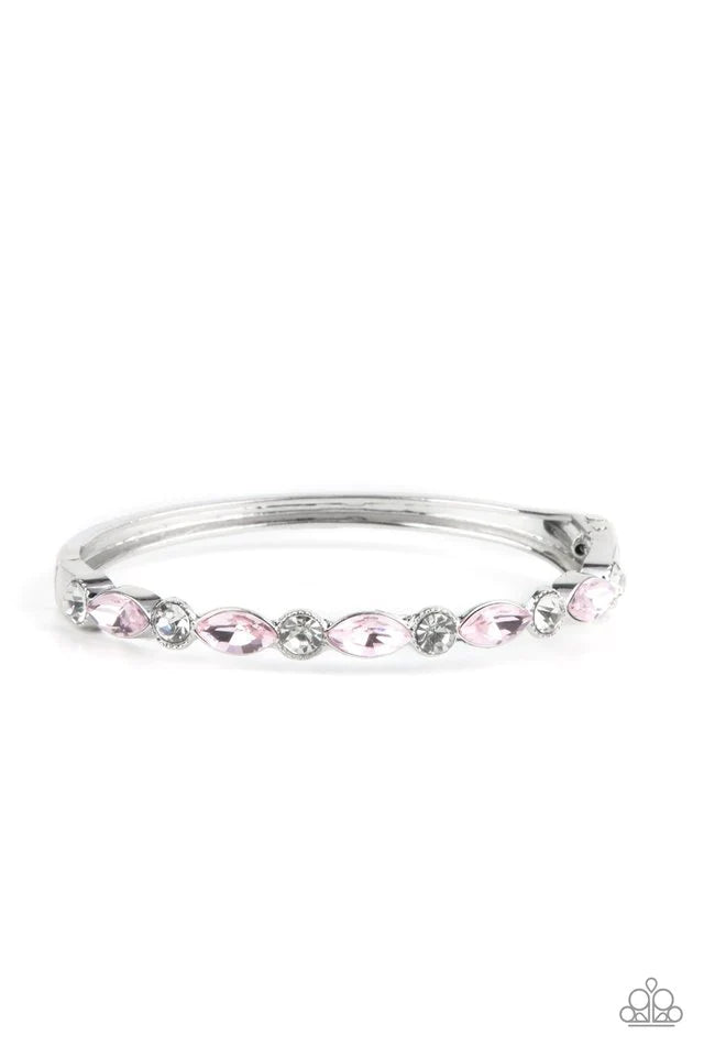 Paparazzi Petitely Powerhouse-Pink Bracelet