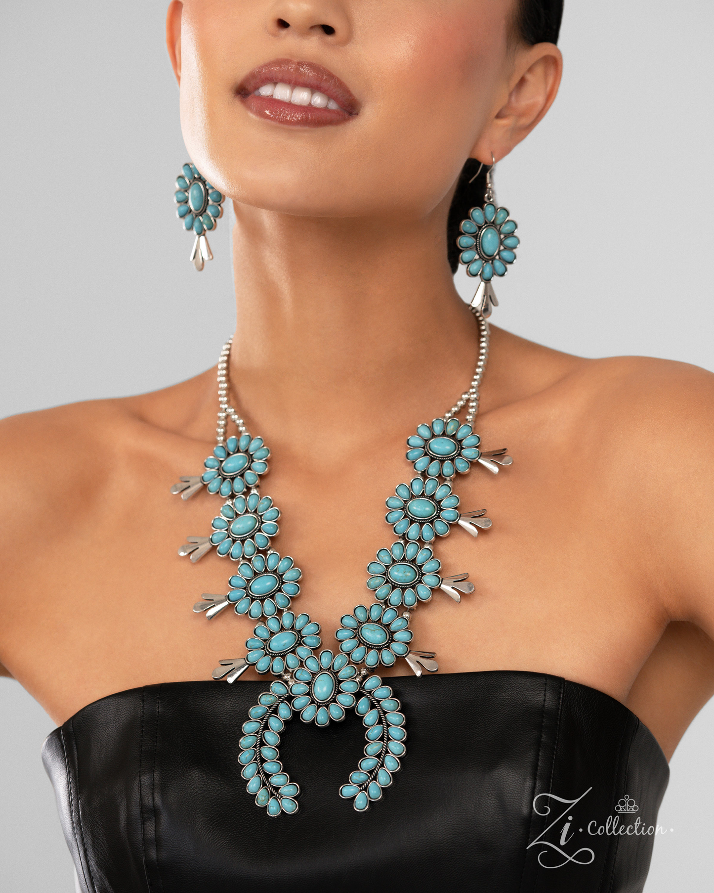 Paparazzi The Shelby-Blue Zi Collection Necklace Z2409