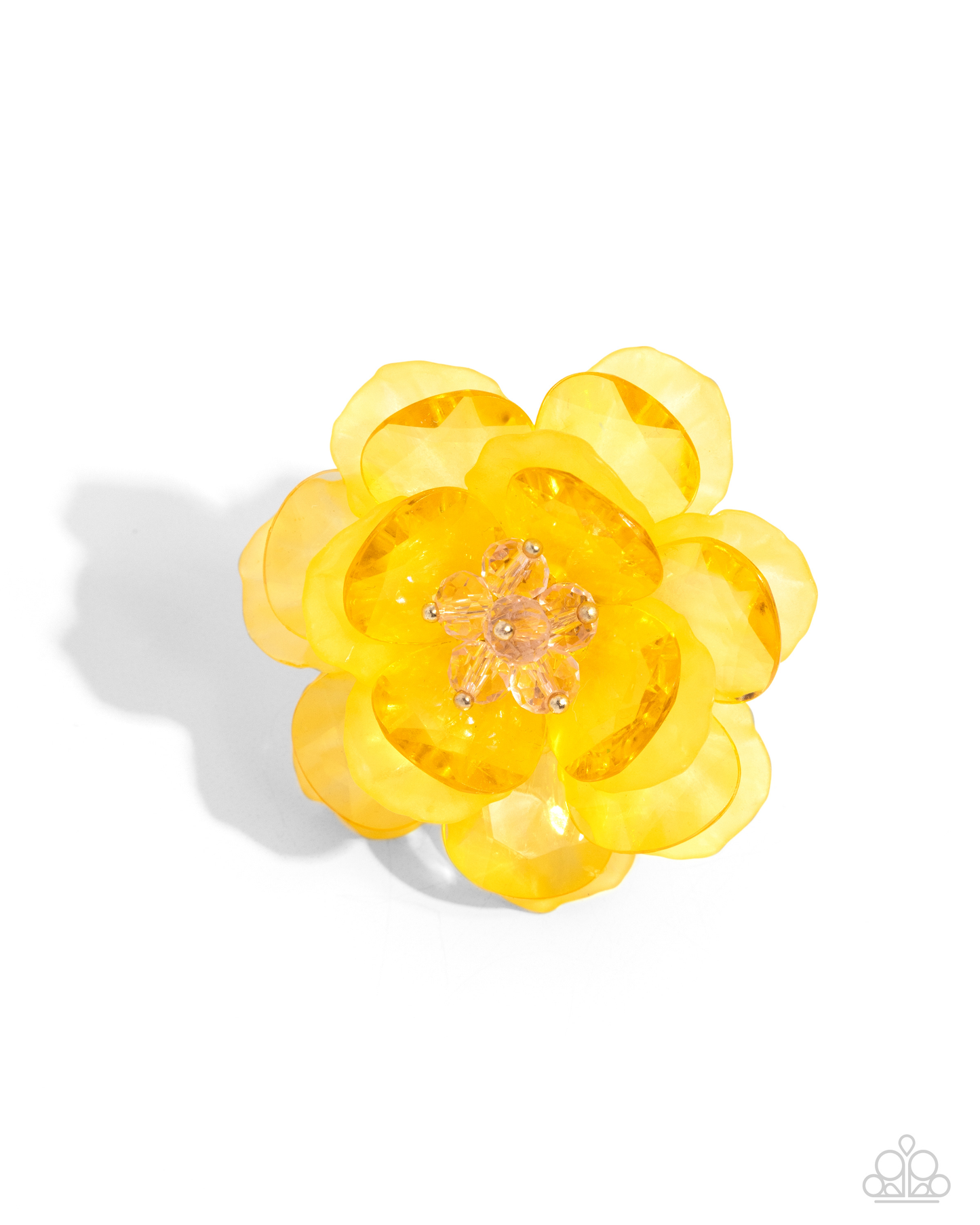 Paparazzi Petal Privilege - Yellow Ring  P4ST-YWXX-007XX