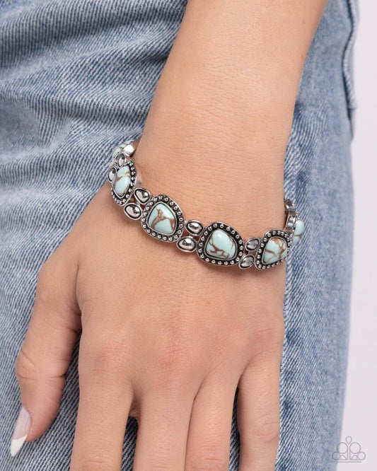 Paparazzi Harmonious Headliner - Blue Bracelet