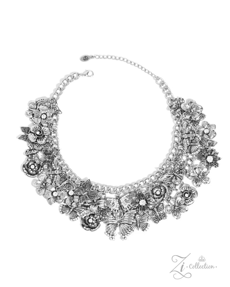 Paparazzi ZI Necklace ~ The McKayla-Silver