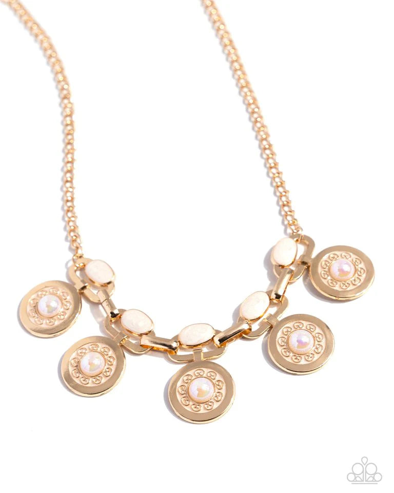 Paparazzi Alluring Ambience - Gold Necklace