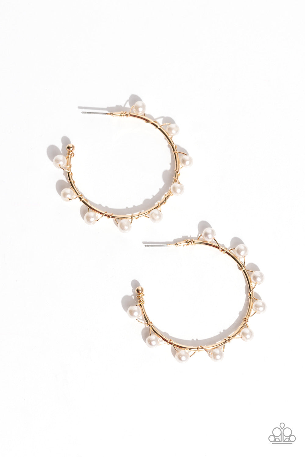 Paparazzi Night at the Gala - Gold Hoop Earring P5HO-GDXX-302XX