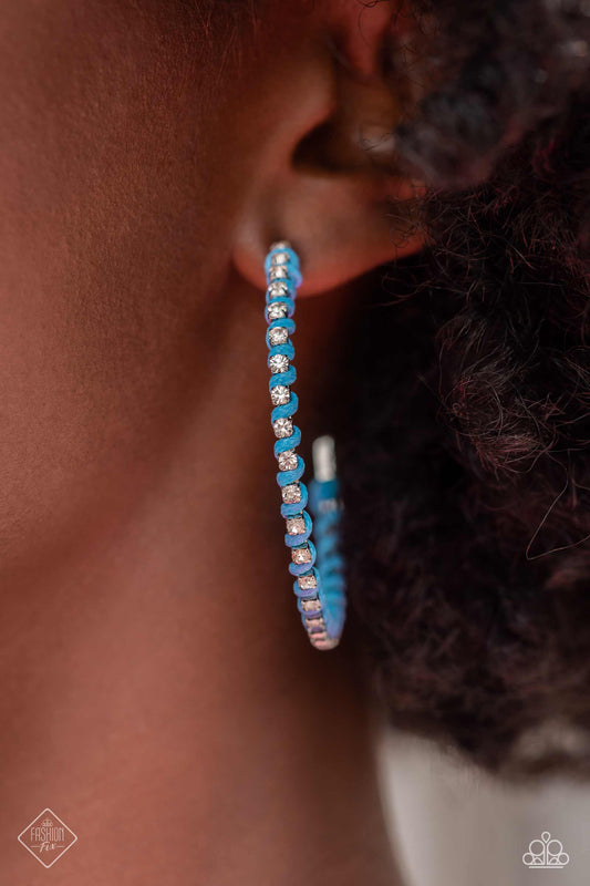 Paparazzi Put a STRING on It - Blue Post Earring Item #P5HO-BLXX-051PR