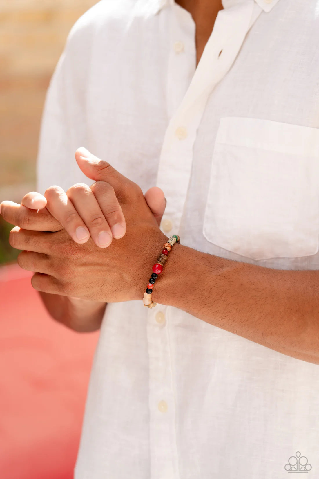 Paparazzi Bracelet ~ I WOOD Be So Lucky - Orange