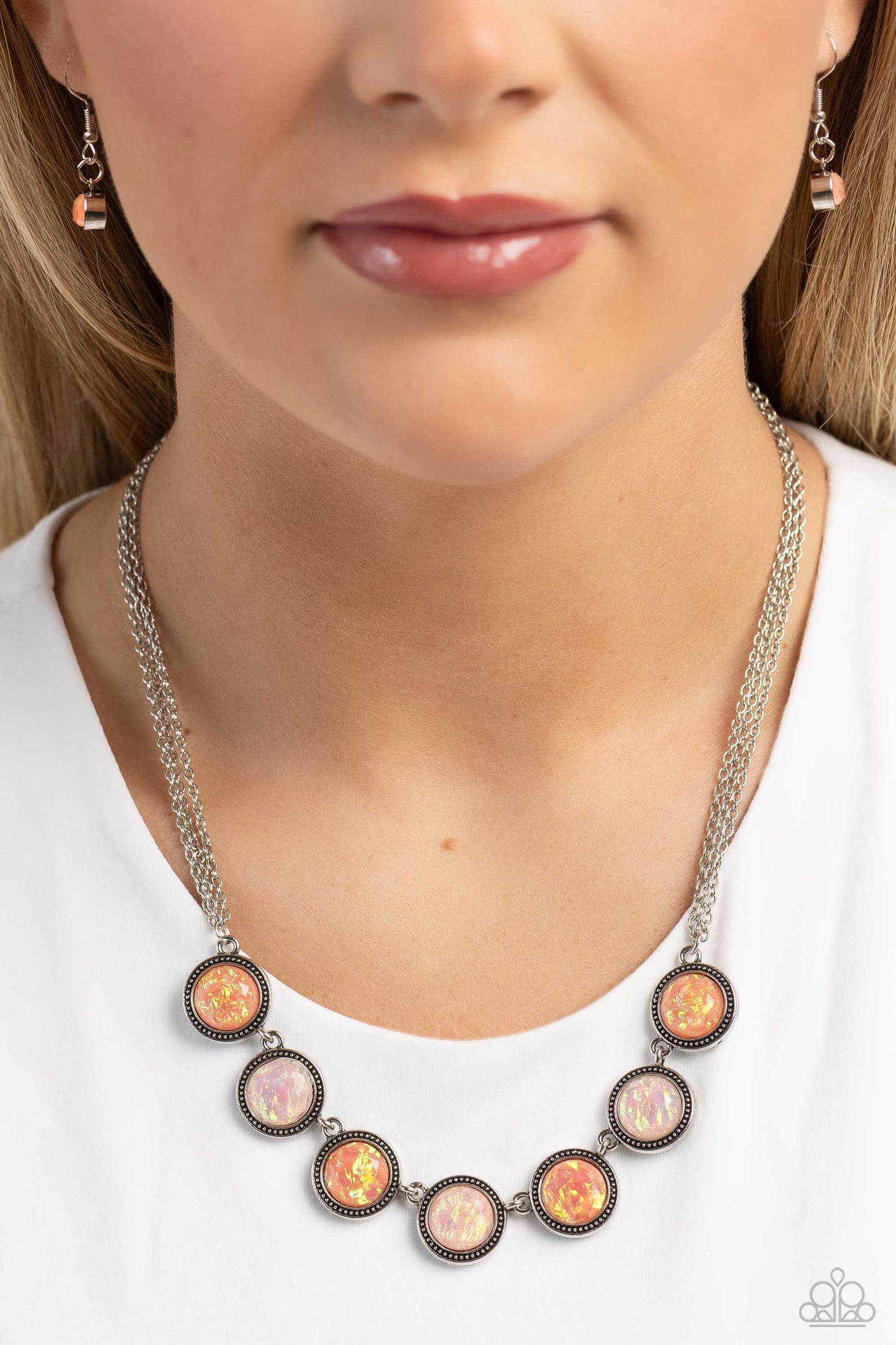 Looking for DOUBLE - Orange Necklace P2ST-OGXX-110XX