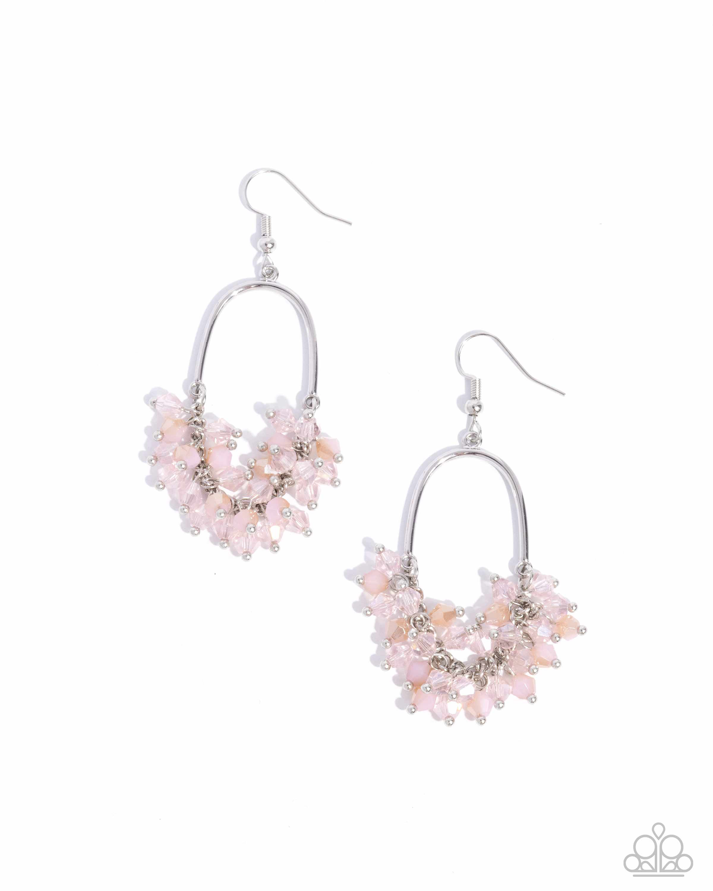 Paparazzi Chandelier Check - Pink Earrings P5RE-PKXX-288XX