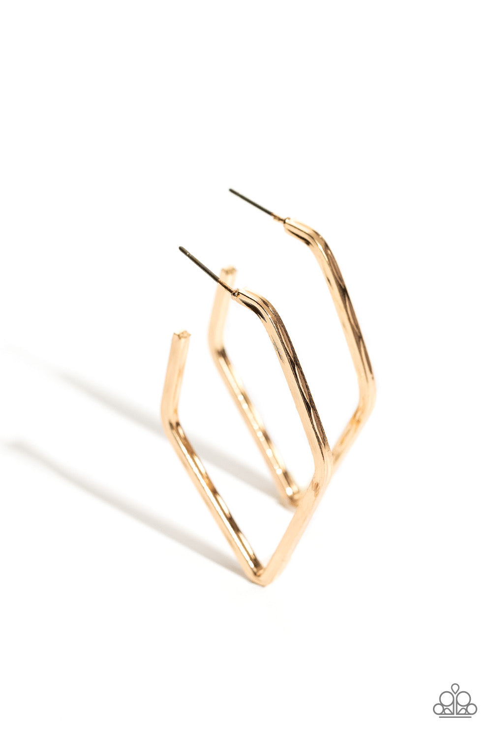 Paparazzi Winning Edge - Gold Post Earring P5HO-GDXX-236XX