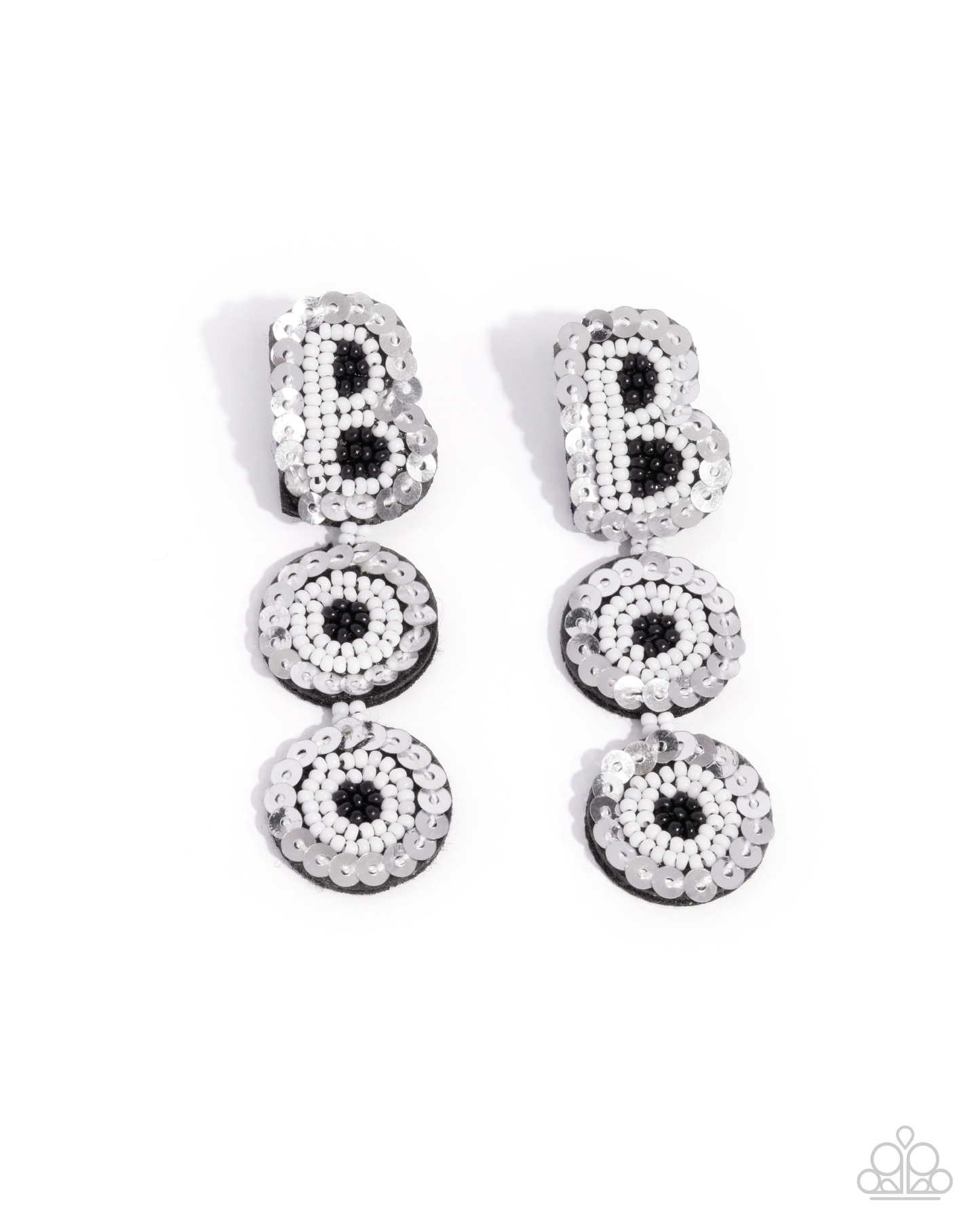 Paparazzi Halloween Bash - White Post Earring P5PO-WTXX-455XX