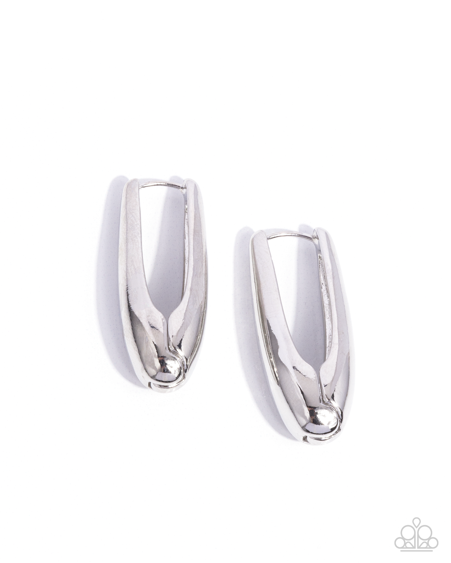 Paparazzi Eloquent Estate - Silver Hinge Earring P5HO-SVXX-426XX