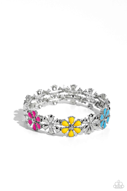 Paparazzi Floral Fair - Multi Bracelet P9WH-MTXX-166PW