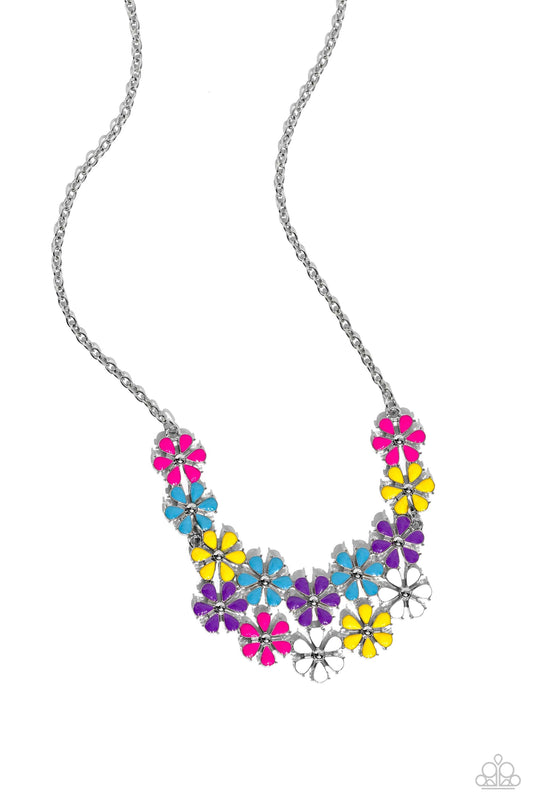 Paparazzi Floral Fever - Multi Necklace P2WH-MTXX-292PW