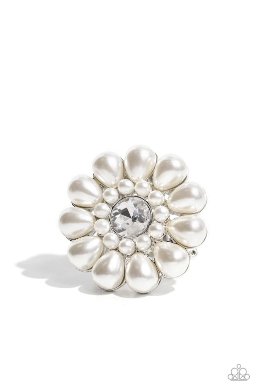 Paparazzi Pearl Talk- White Ring