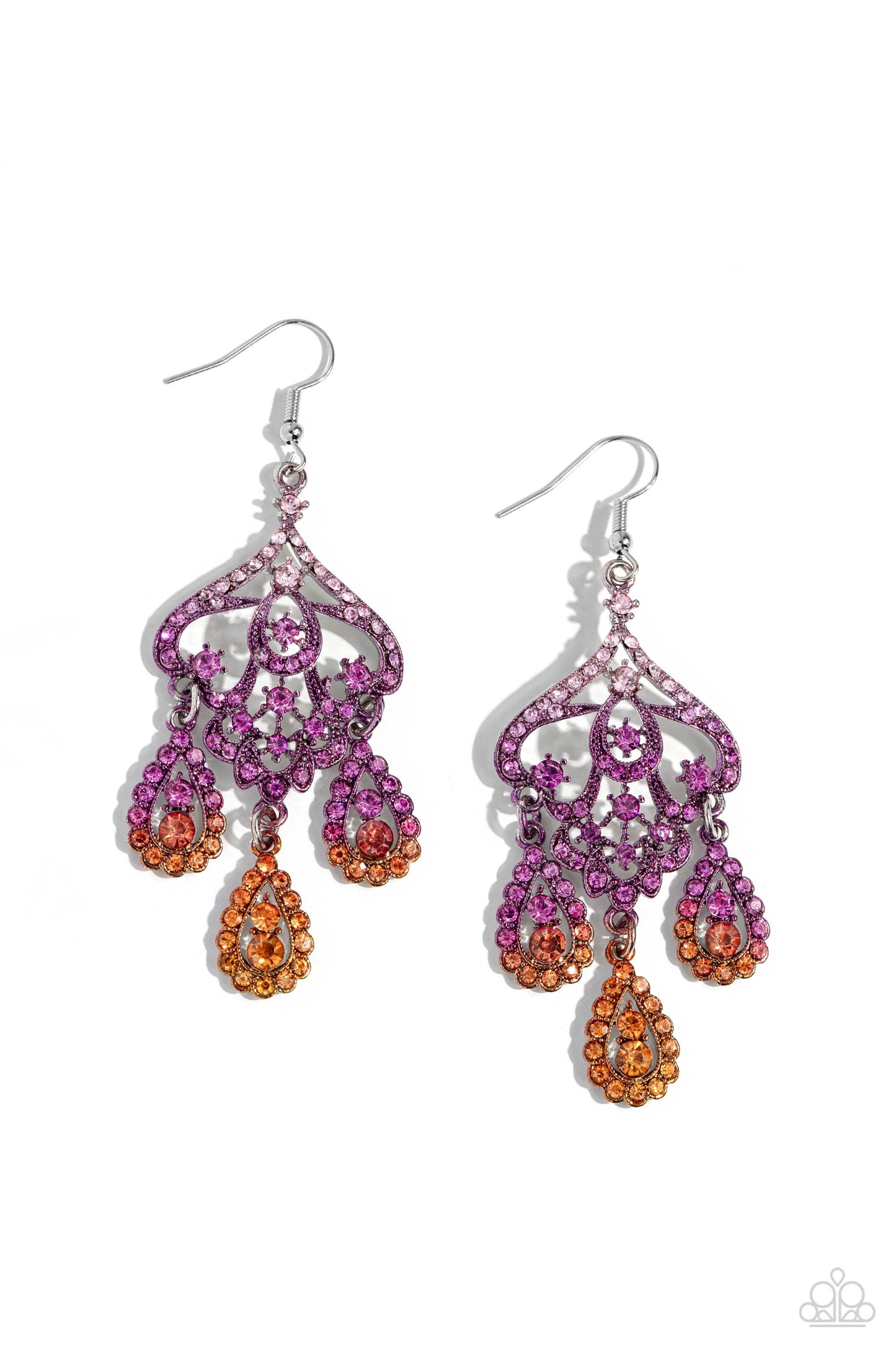 Paparazzi Chandelier Command - Multi Earring P5SE-MTXX-173XX