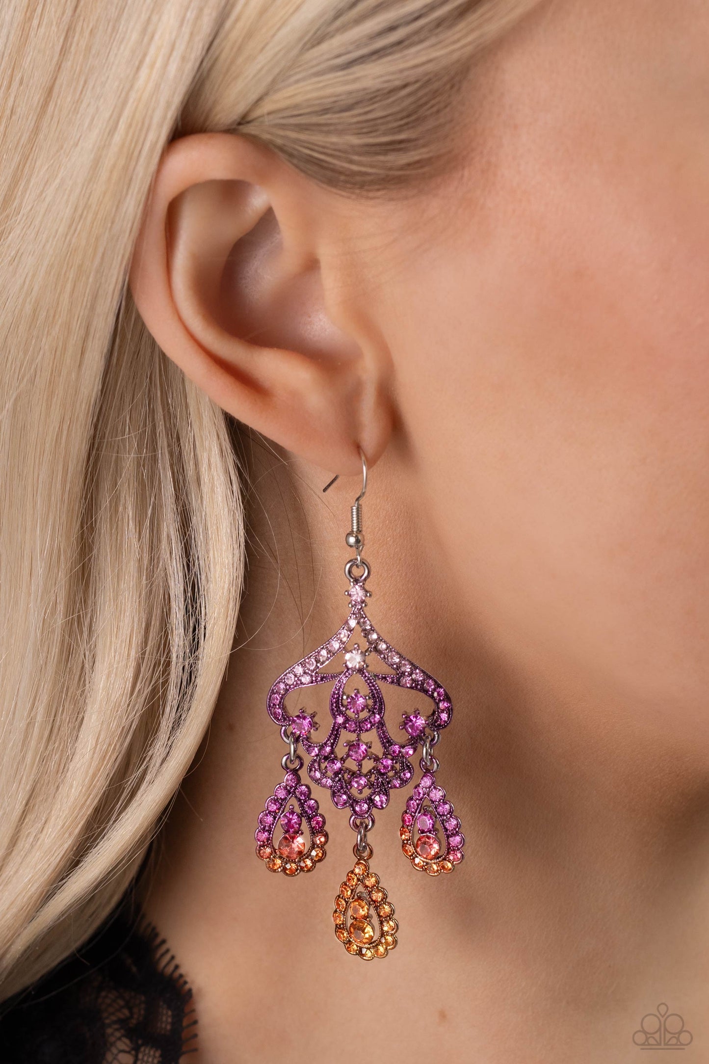 Paparazzi Chandelier Command - Multi Earring P5SE-MTXX-173XX