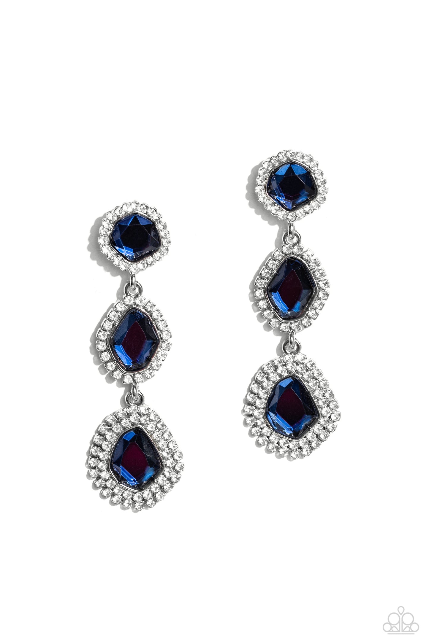 Paparazzi Prove Your ROYALTY - Blue Earring P5PO-BLXX-138XX