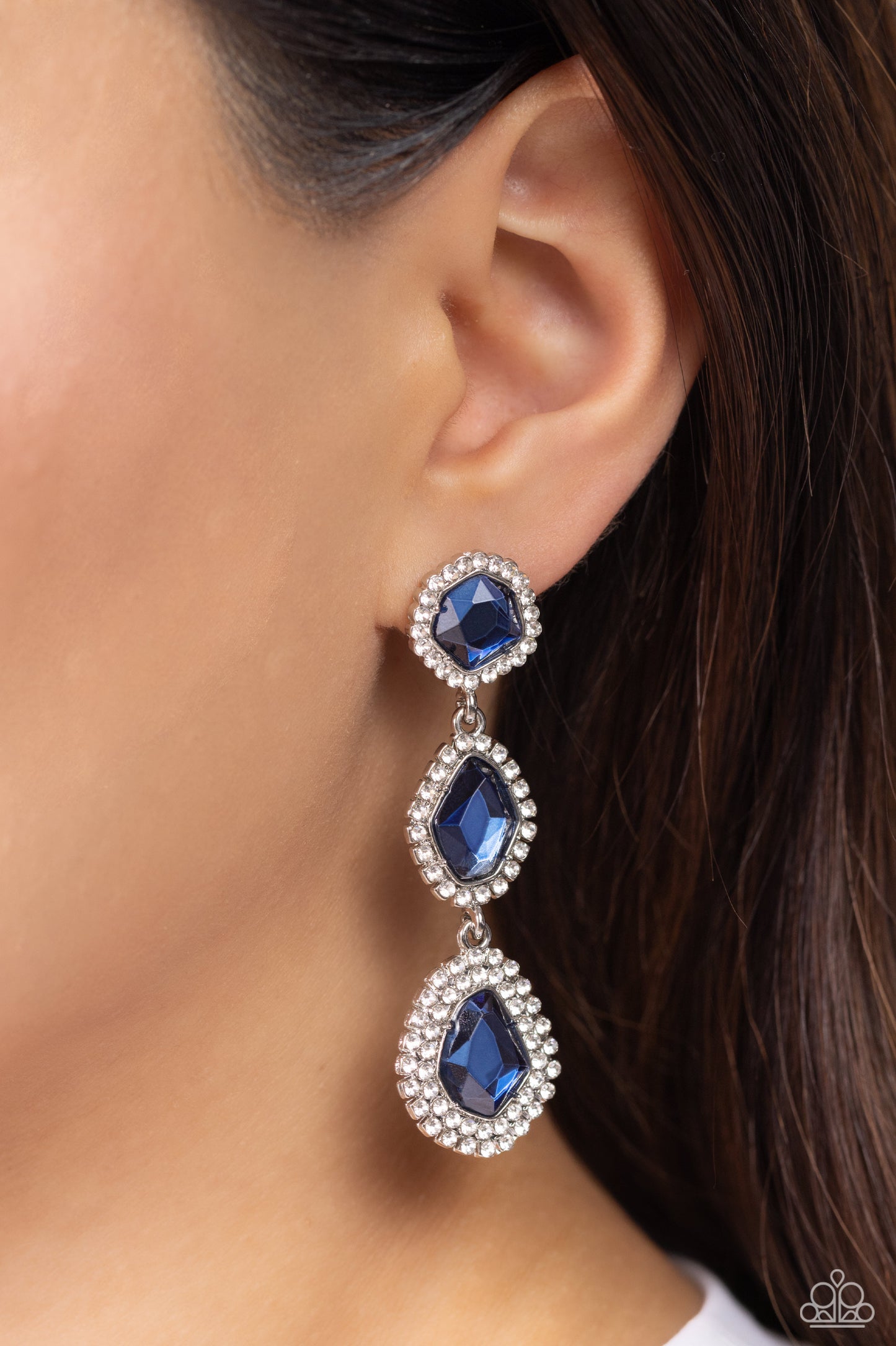 Paparazzi Prove Your ROYALTY - Blue Earring P5PO-BLXX-138XX