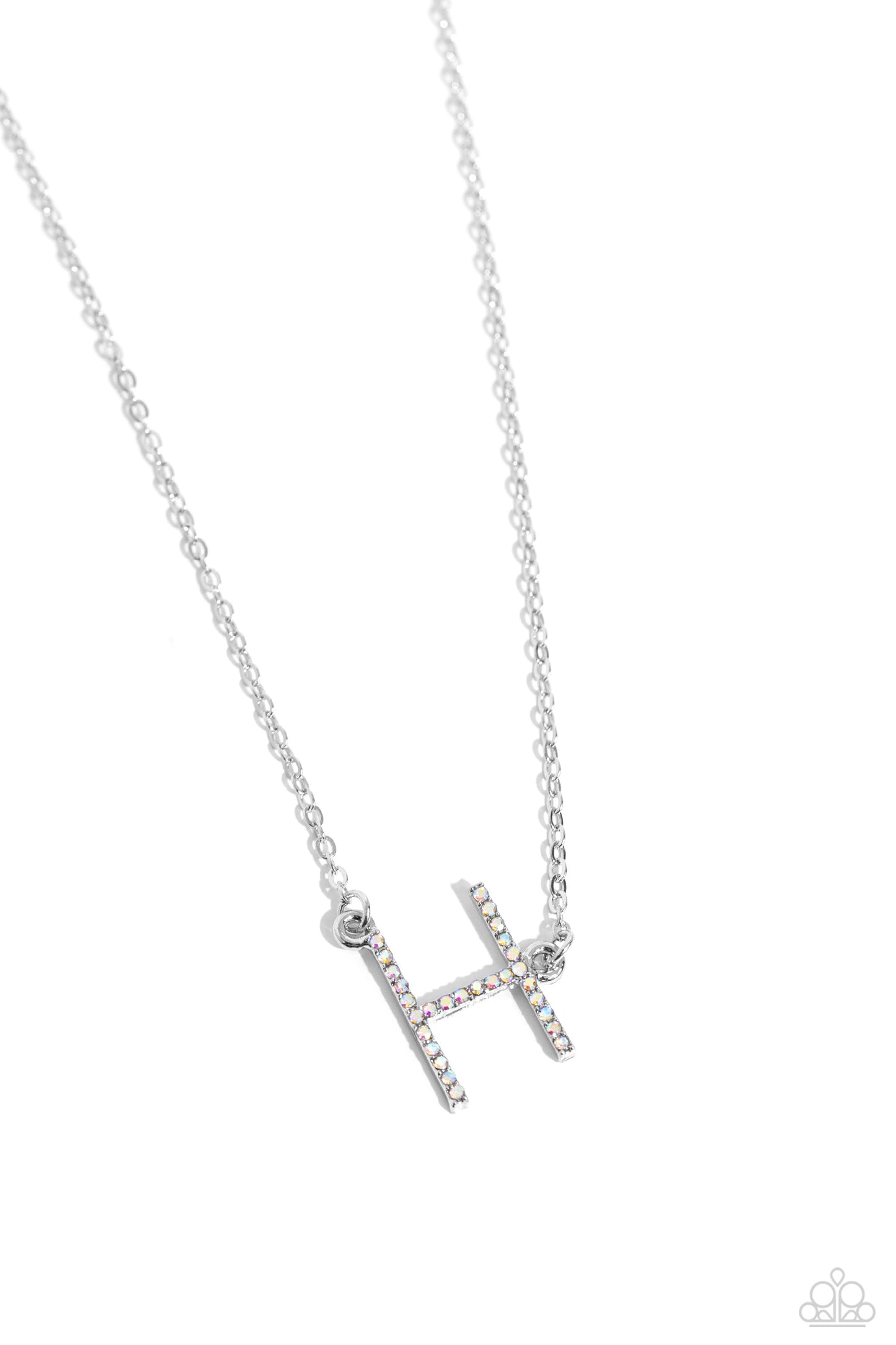 Paparazzi INITIALLY Yours - H - Multi Necklace P2DA-MTXX-131XX