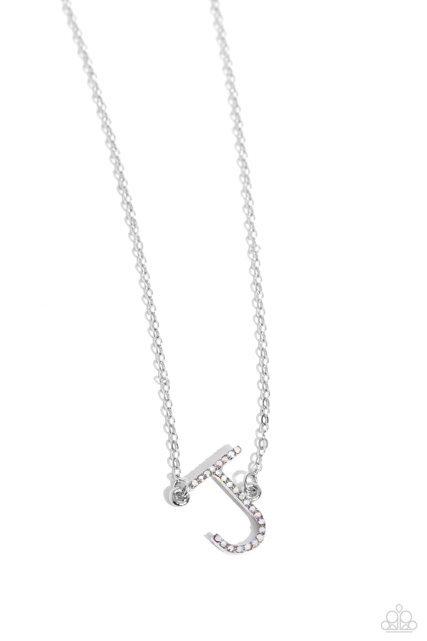 Paparazzi INITIALLY Yours - J - Multi Necklace  P2DA-MTXX-133XX