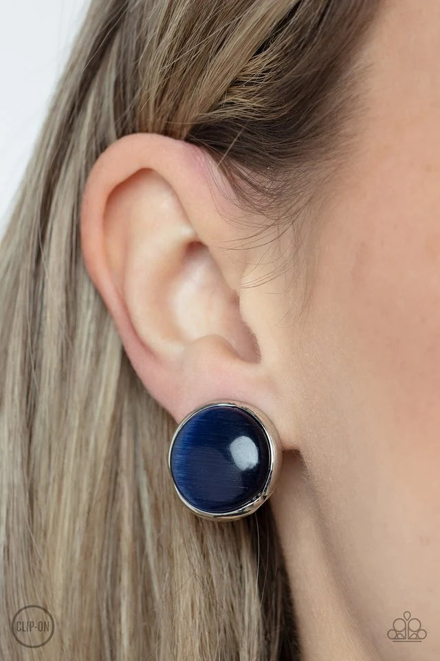 Paparazzi Earring ~ Cool Pools - Blue