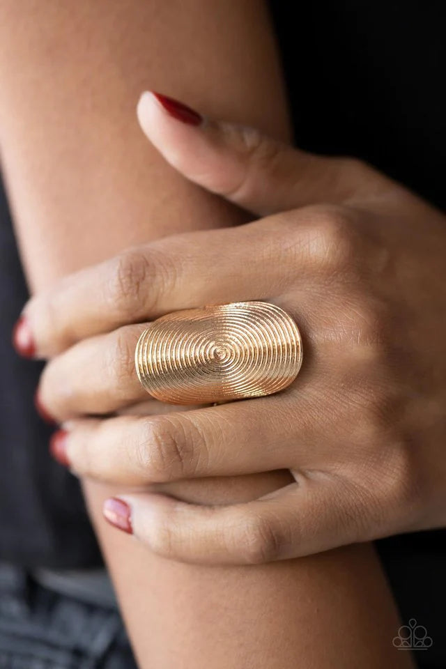 Paparazzi Ring ~ Urban Labyrinth - Gold