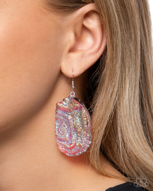 Paparazzi Artistic Avenue - Pink Earring P5SE-PKXX-129XX