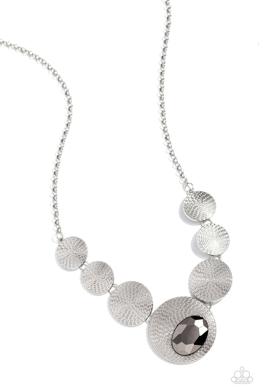 Paparazzi EDGY or Not - Silver Necklace P2ED-SVXX-229XX