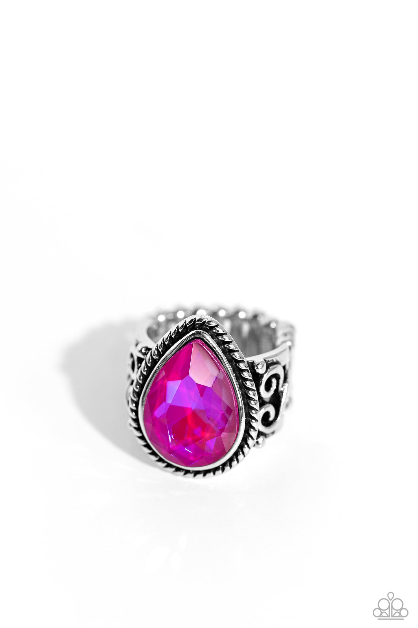 Paparazzi Supernatural Sparkle - Pink Ring P4RE-PKXX-240XX