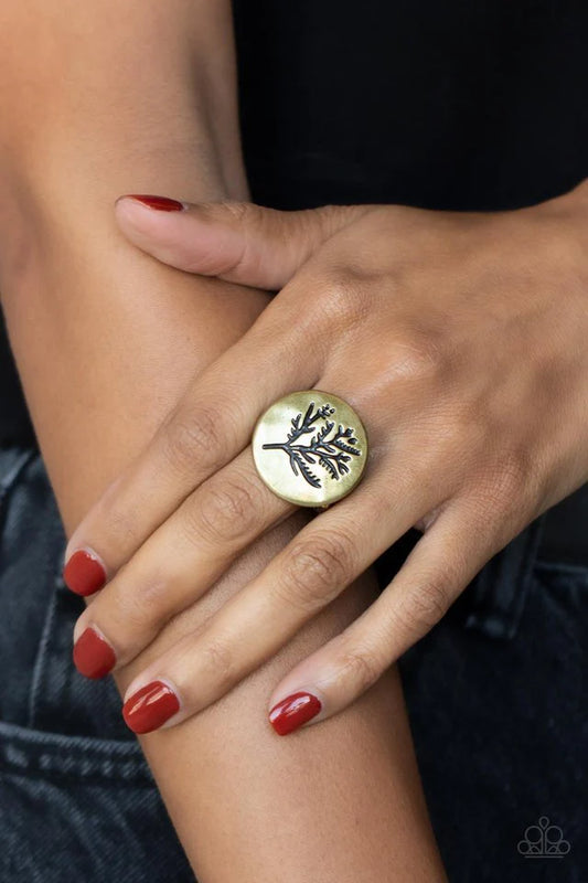 Paparazzi Ring ~ Branched Out Beauty - Brass