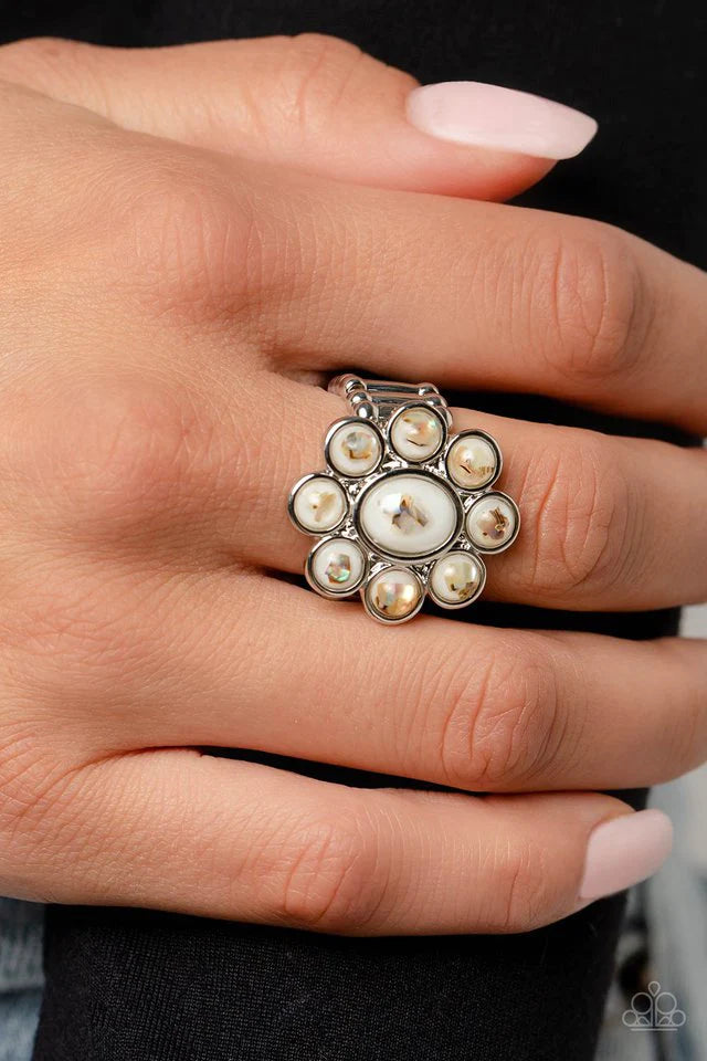 Paparazzi Ring ~ Time to SHELL-ebrate - White