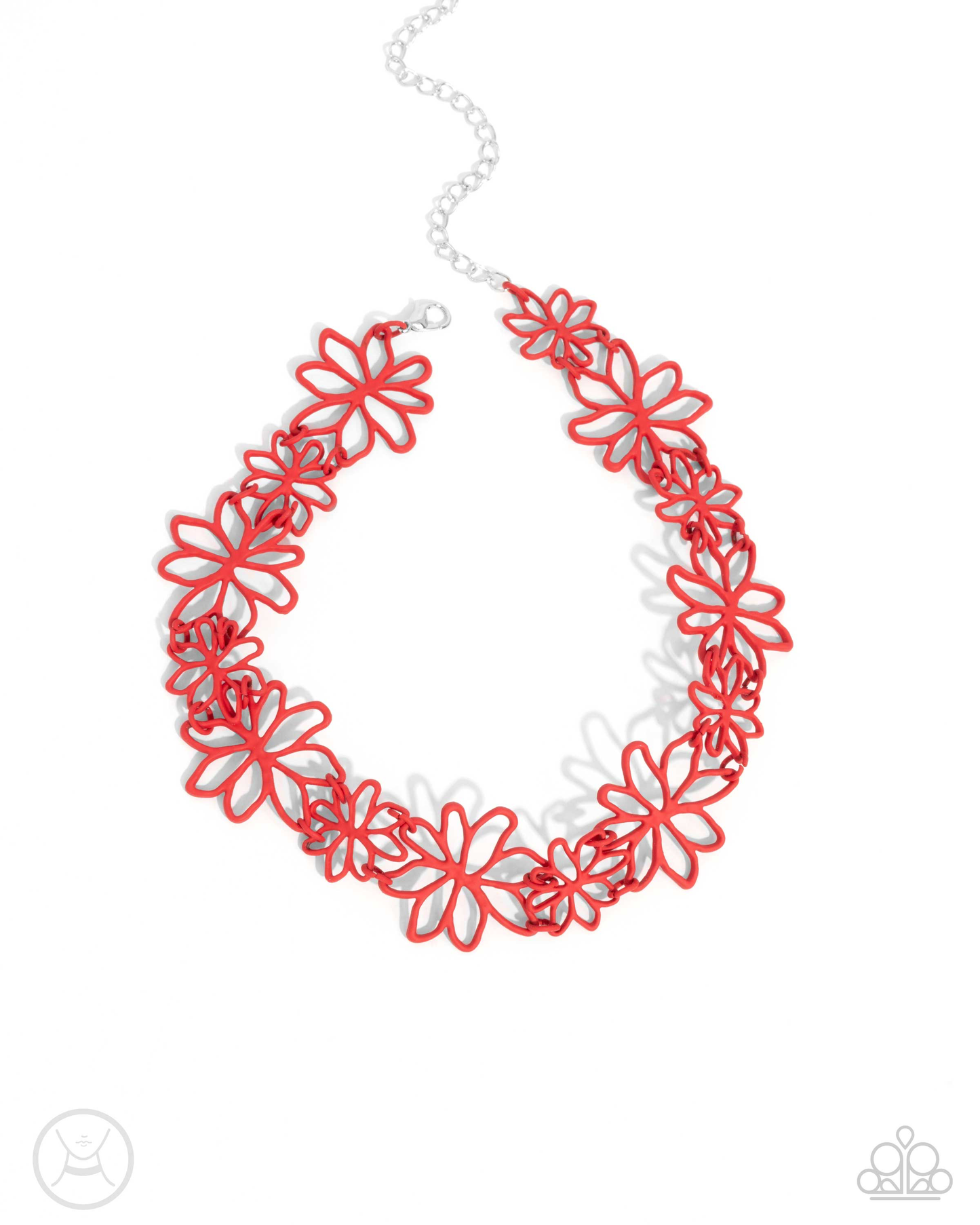 Paparazzi Bouquet Blend-Red Necklace