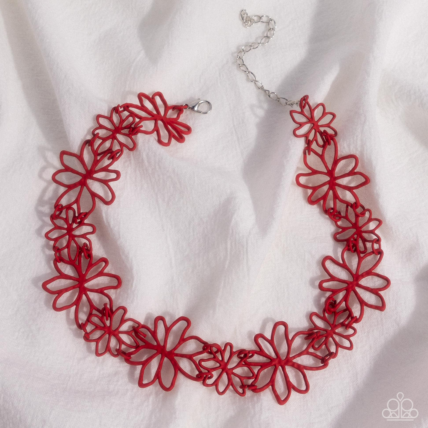 Paparazzi Bouquet Blend-Red Necklace