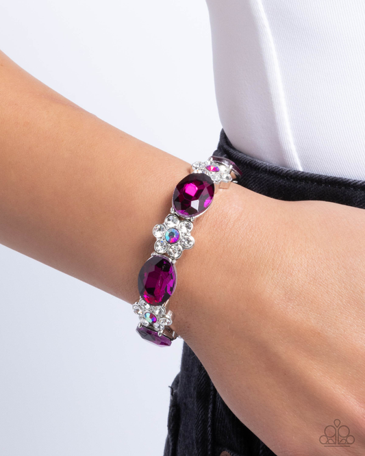 Paparazzi Staycation Sparkle - Pink Bracelet P9RE-PKXX-350XX