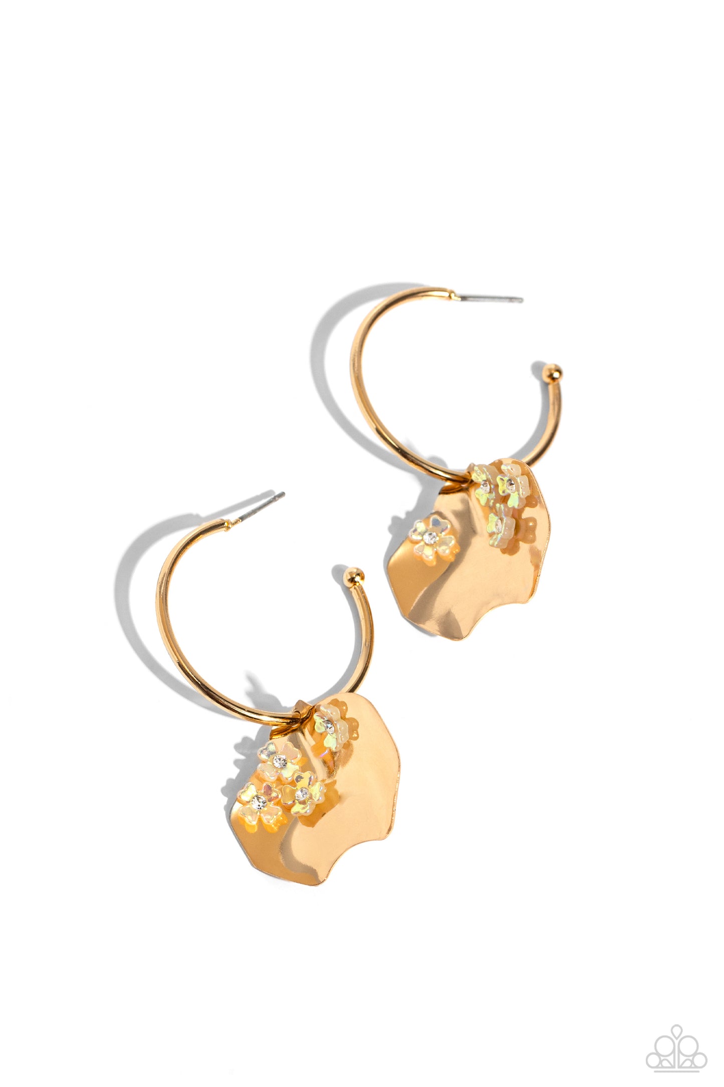 Paparazzi Majestic Mermaid - Gold Earring P5HO-GDXX-312XX