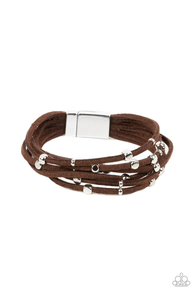 Paparazzi Bracelet ~ Clustered Constellations - Brown