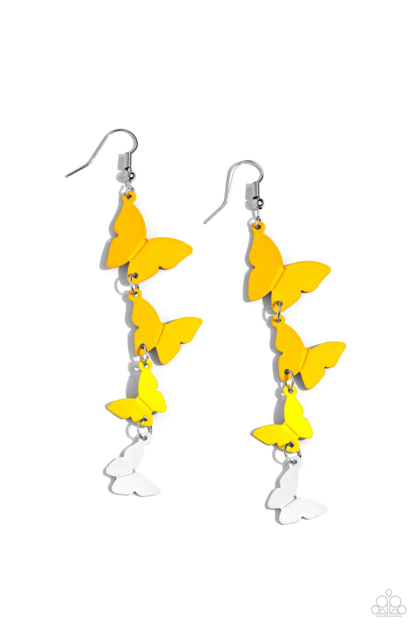 Paparazzi Haphazard Headliner - Yellow Earring P5WH-YWXX-189XX