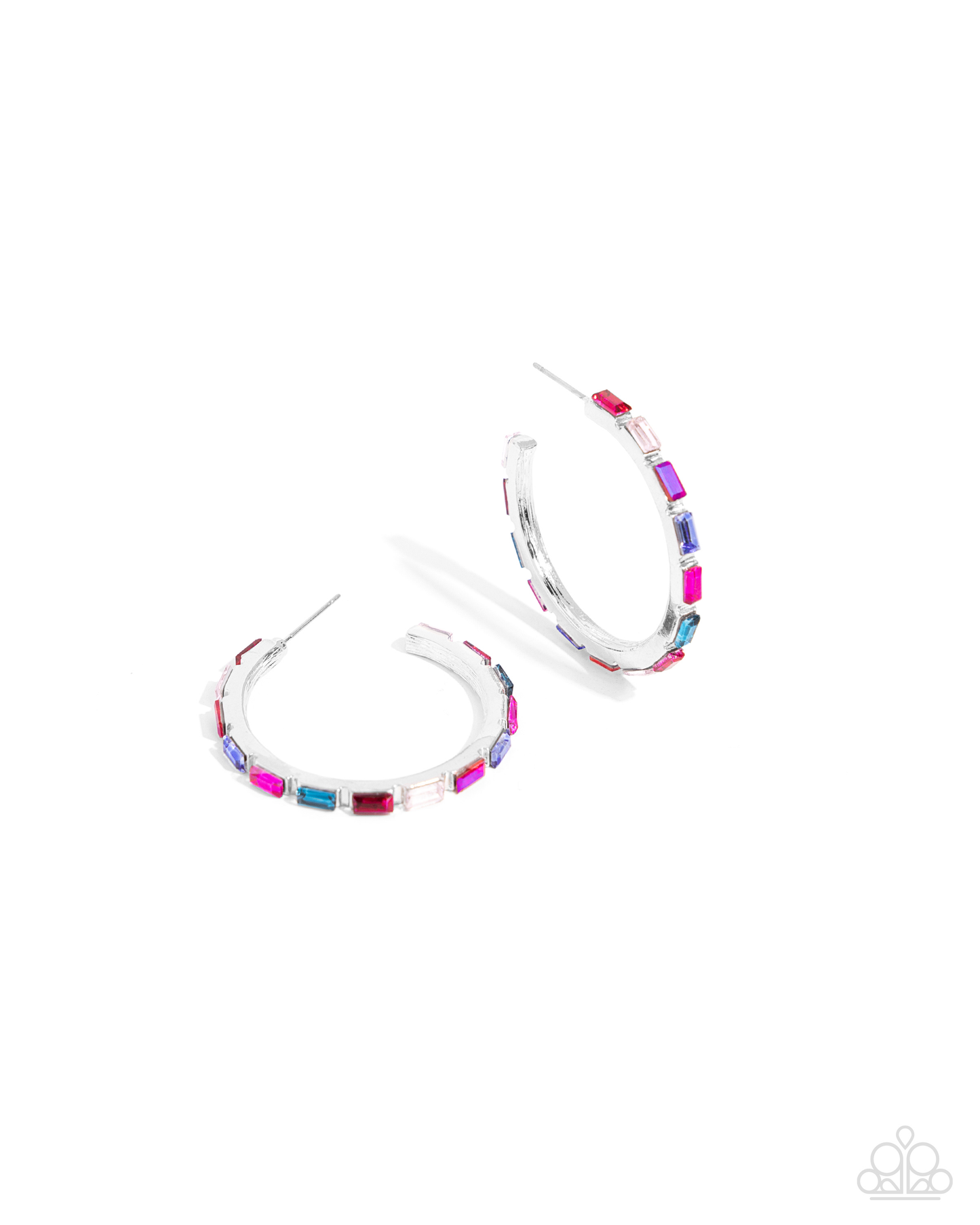 Paparazzi Carnival Chic - Pink Hoop Earring P5HO-PKXX-103XX