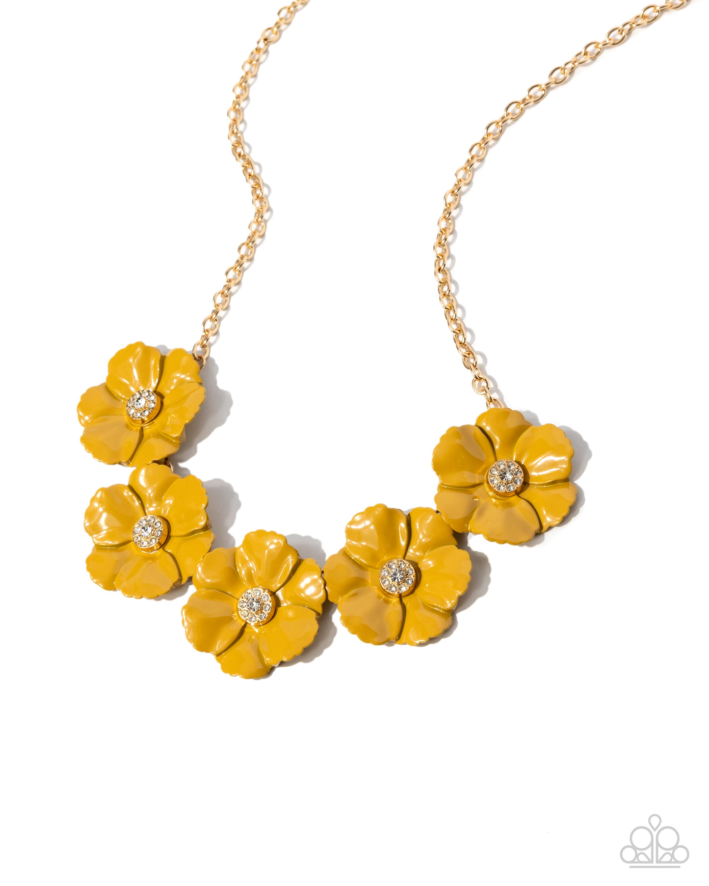 Paparazzi Floral Favor - Yellow  Necklace P2ST-YWXX-108XX