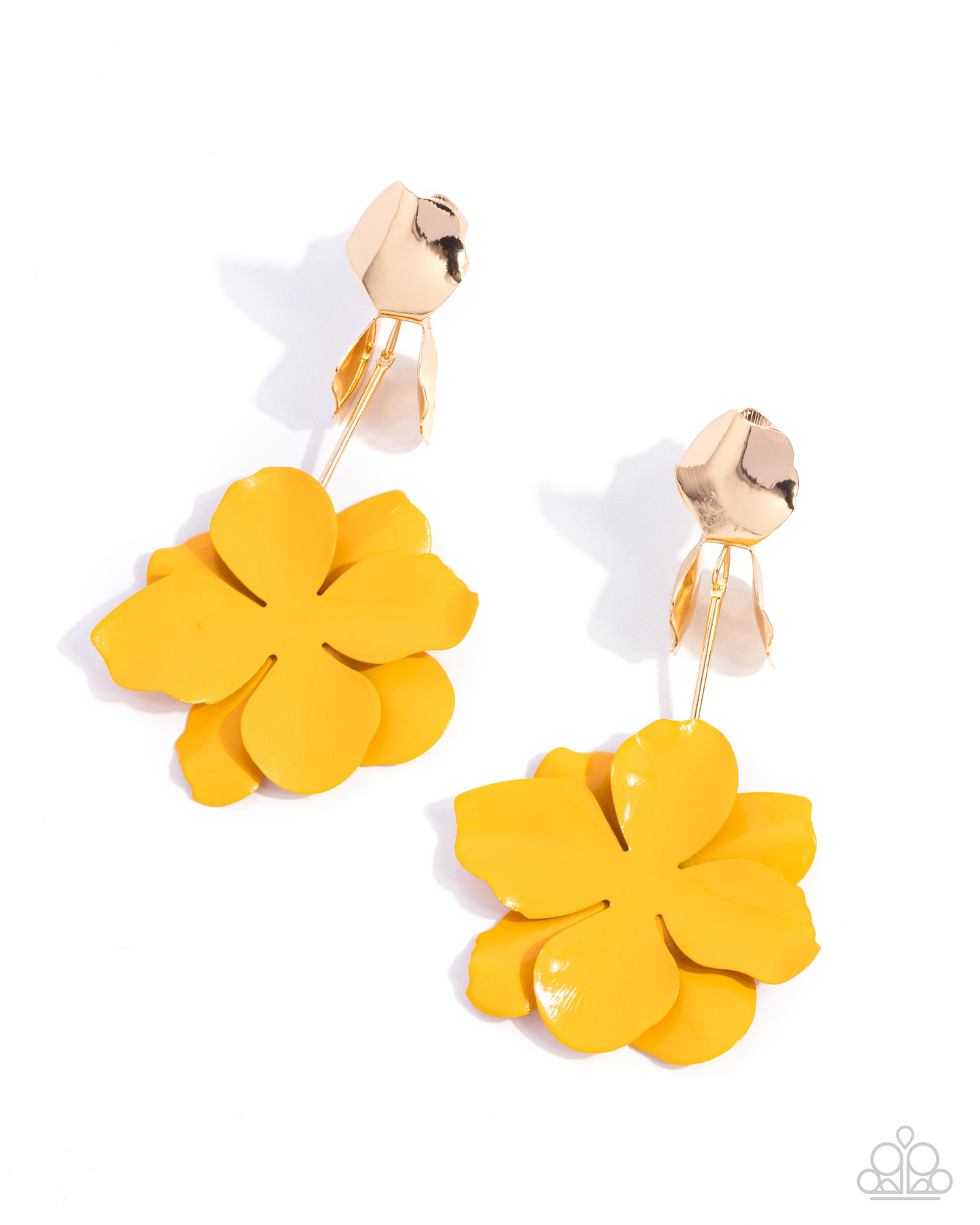 Paparazzi Malibu Moderato - Gold Earring  P5PO-GDXX-337XX