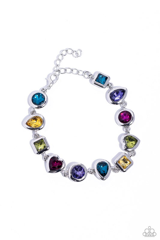 Paparazzi Actively Abstract-Multi bracelet