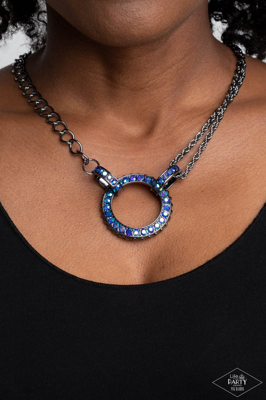 Paparazzi Razzle Dazzle - Blue Necklace P2ED-BLXX-046XX