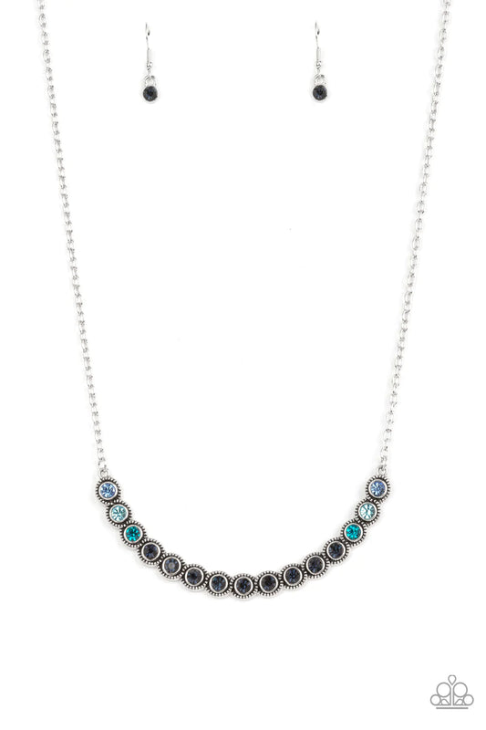 Paparazzi Necklace ~ Throwing SHADES - Blue