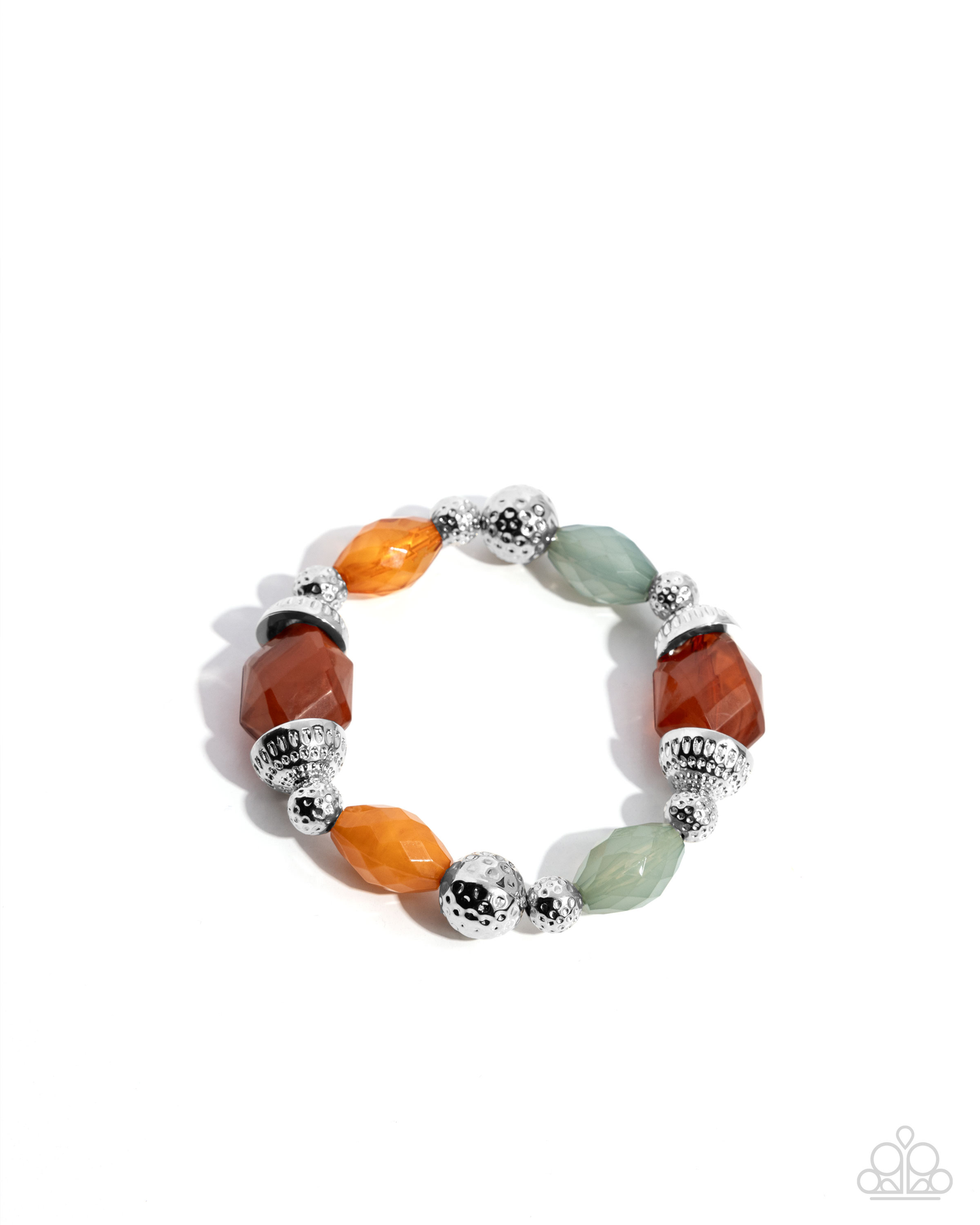 Paparazzi Bracelet: "Sturdy Season - Orange Bracelet (P9RE-OGXX-072DZ)